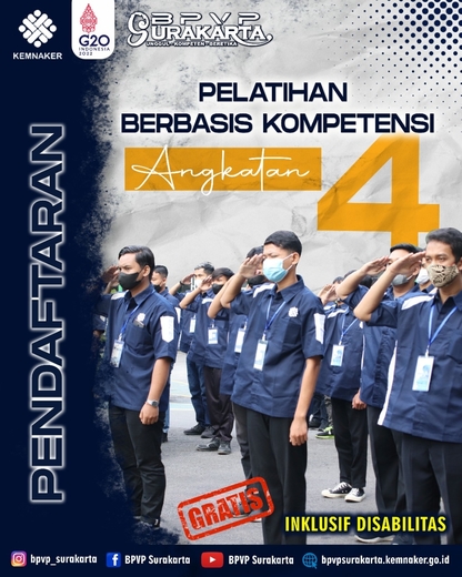 PEMBUKAAN PELATIHAN BERBASIS KOMPETENSI ANGKATAN 4 TAHUN 2022