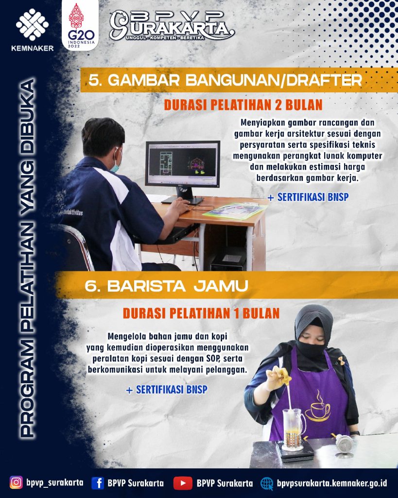 PENDAFTARAN PELATIHAN BERBASIS KOMPETENSI ANGKATAN 5 TAHUN 2022 – Balai ...