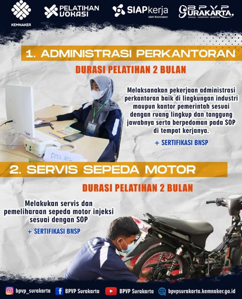 PEMBUKAAN PELATIHAN BERBASIS KOMPETENSI ANGKATAN 1 TAHUN 2023 – Balai ...