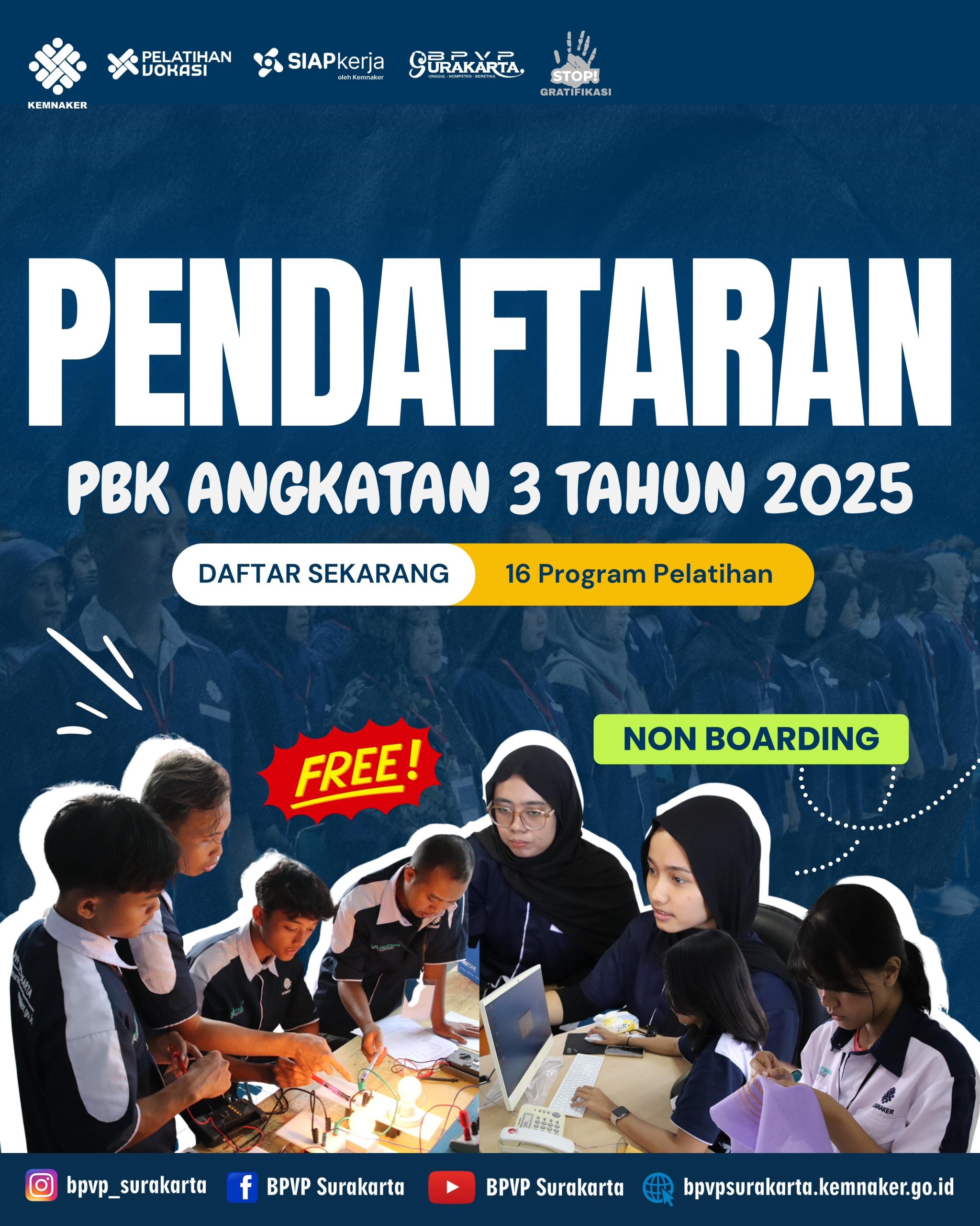 PENDAFTARAN PBK ANGKATAN 3 TAHUN 2025