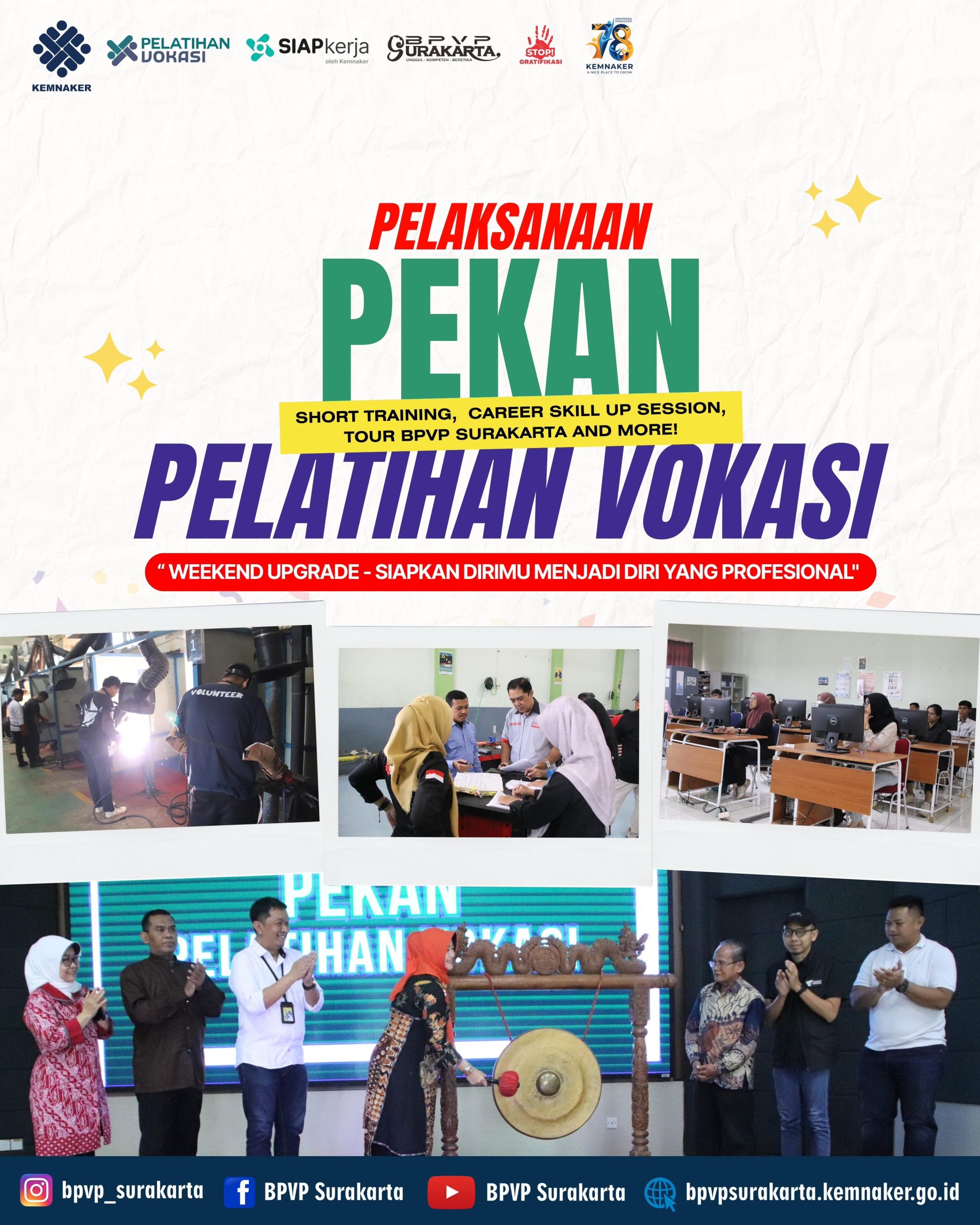 Pekan Pelatihan Vokasi BPVP Surakarta 2025 Resmi Dibuka!