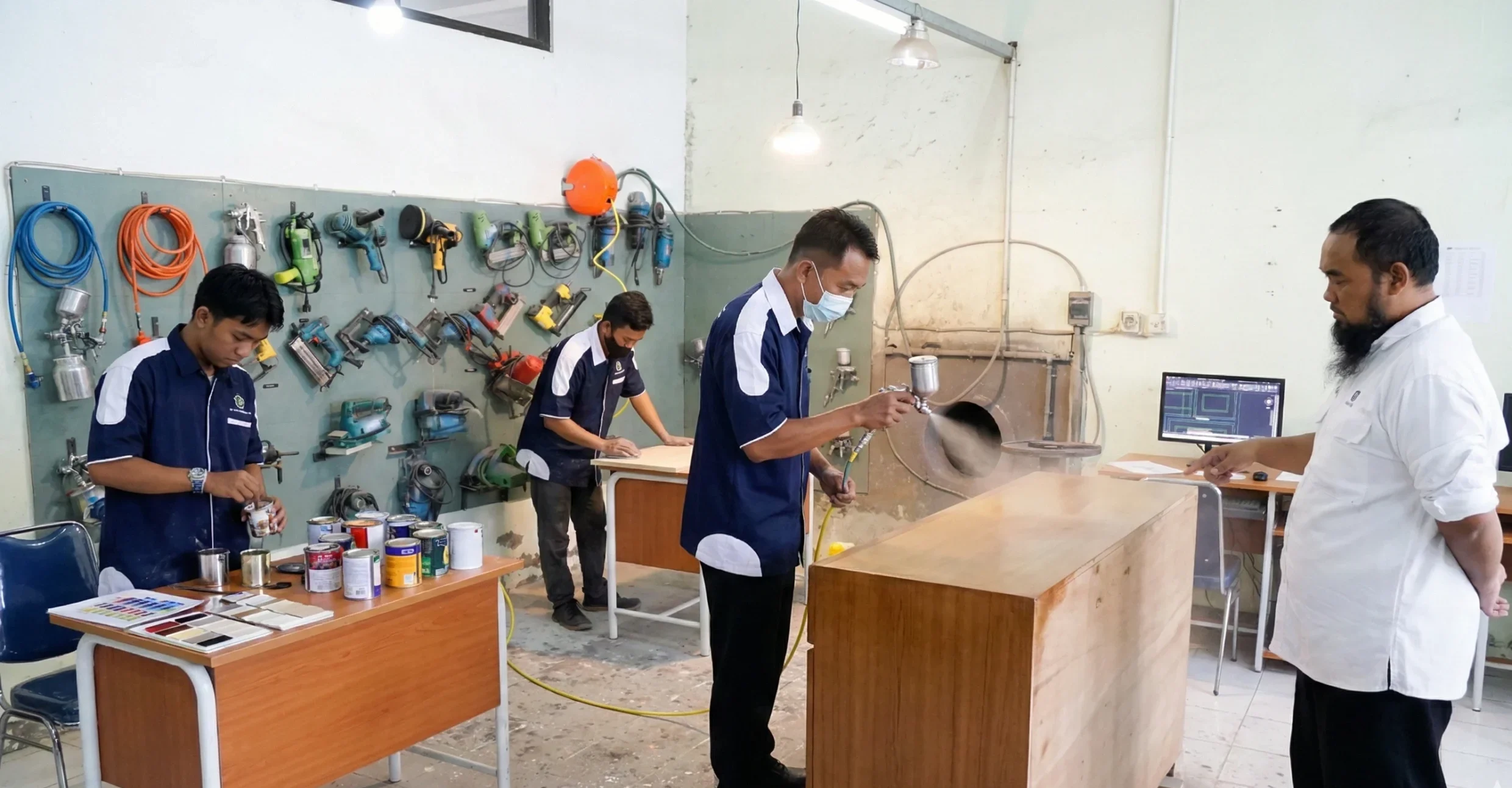 Finishing Teknik Semprot