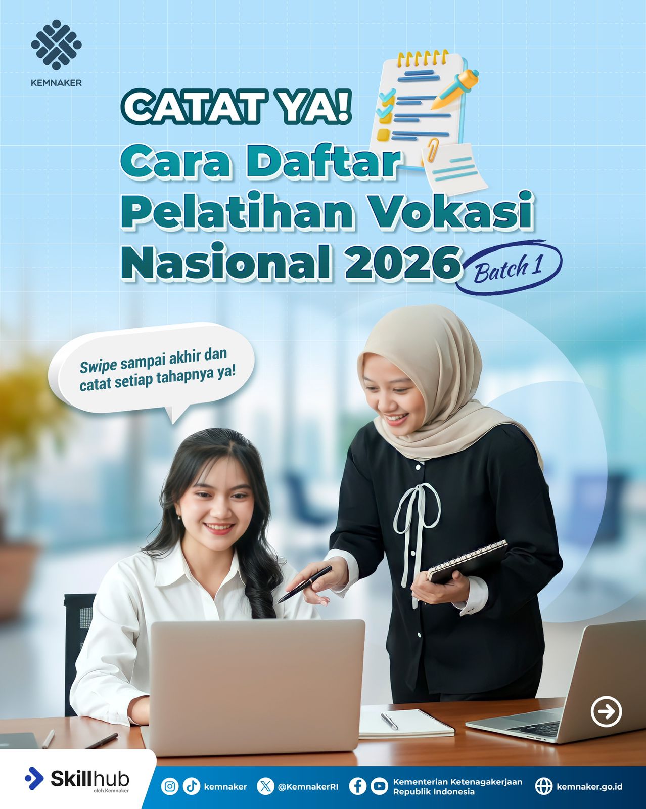 CARA DAFTAR PELATIHAN VOKASI NASIONAL 2026